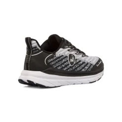Sale Sneakers sportive da uomo bianche e nere con logo Uomo Scarpe Da Running|Scarpe Da Palestra