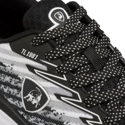 Sale Sneakers sportive da uomo bianche e nere con logo Uomo Scarpe Da Running|Scarpe Da Palestra