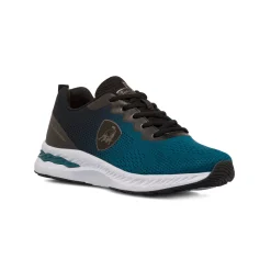 Discount Sneakers sportive da uomo blu ottanio e nere con logo Uomo Scarpe Da Running|Scarpe Da Palestra