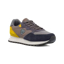 Clearance Sneakers Sportive da uomo blu e marroni Uomo Sneakers Retro Running|Sneakers