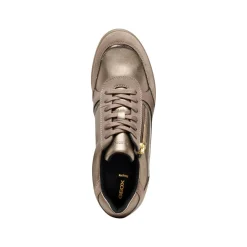 Hot Sneakers taupe da Donna con zeppa e zip Donna Sneakers Donna