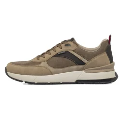Outlet Sneakers taupe da Uomo con inserti in contrasto Uomo Sneakers Uomo