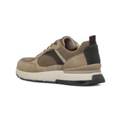 Outlet Sneakers taupe da Uomo con inserti in contrasto Uomo Sneakers Uomo