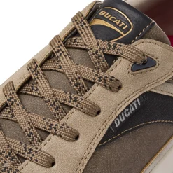 Outlet Sneakers taupe da Uomo con inserti in contrasto Uomo Sneakers Uomo