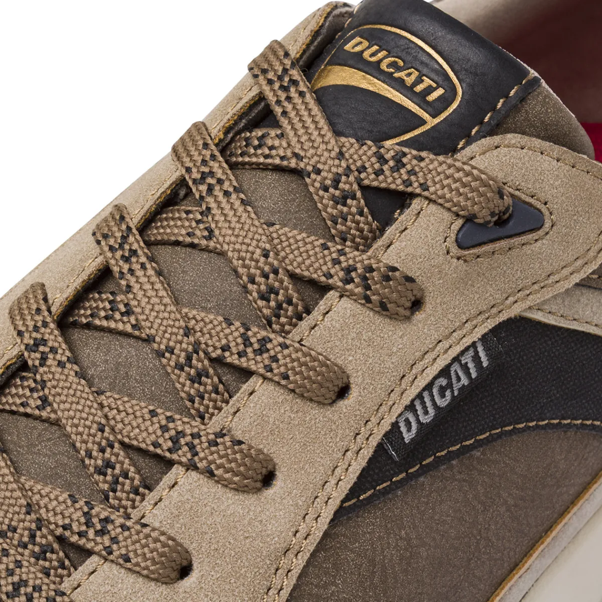 Outlet Sneakers taupe da Uomo con inserti in contrasto Uomo Sneakers Uomo