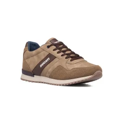 Clearance Sneakers taupe da uomo con logo laterale Uomo Sneakers Uomo