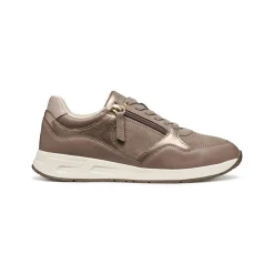 New Sneakers trspiranti taupe da Donna con zip Donna Sneakers Donna