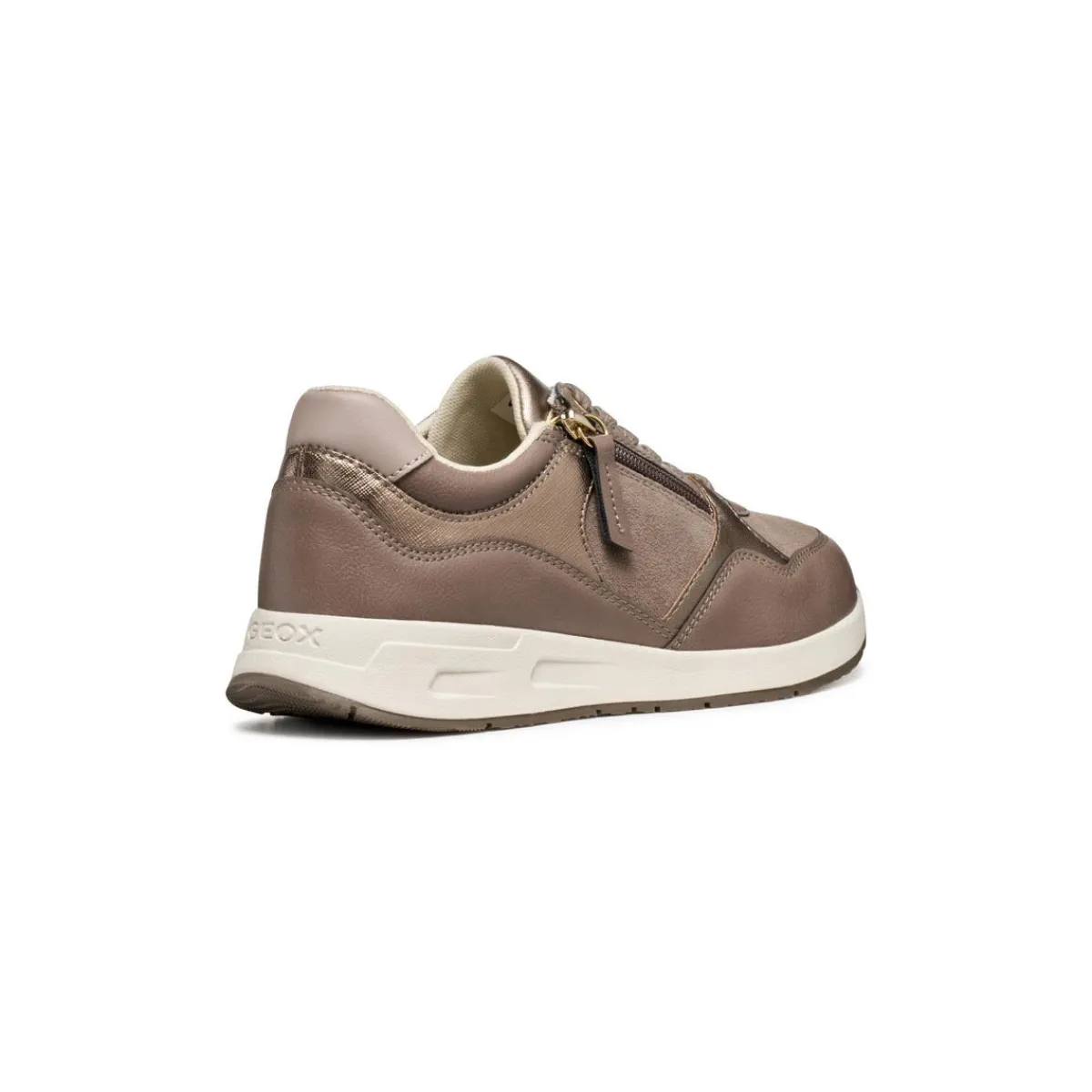 New Sneakers trspiranti taupe da Donna con zip Donna Sneakers Donna
