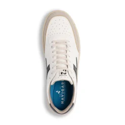 Hot Sneakers uomo bianche con dettagli neri urban style Uomo Sneakers Uomo