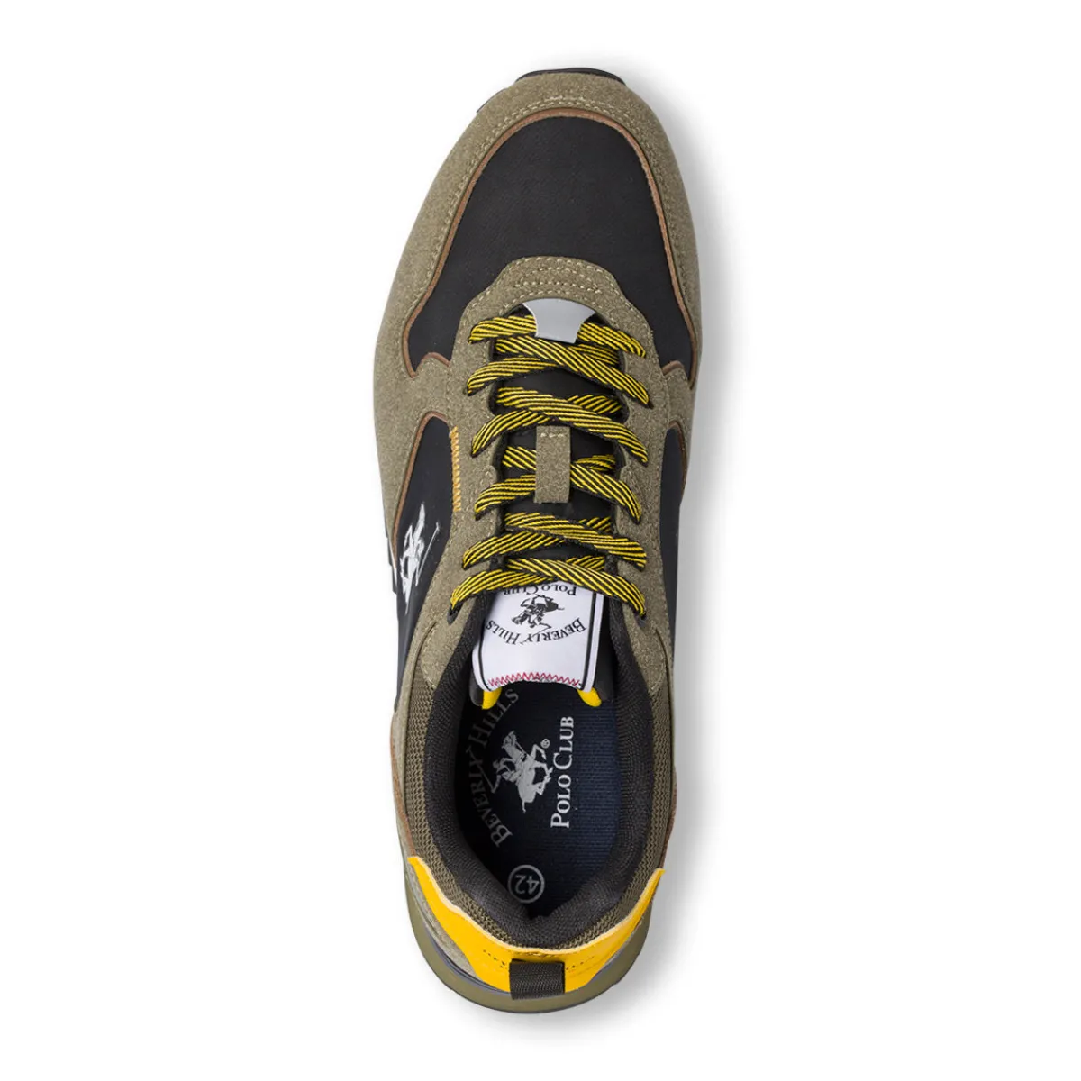 New Sneakers verde militare e nere Uomo Uomo Sneakers Uomo