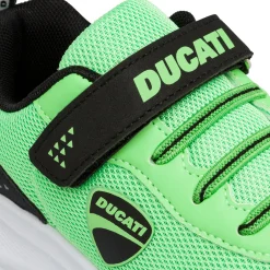 Online Sneakers verdi da bambino con chiusura a strappo e logo Bambino Sneakers Sportive Bambino|Scarpe Con Strappo Bambino