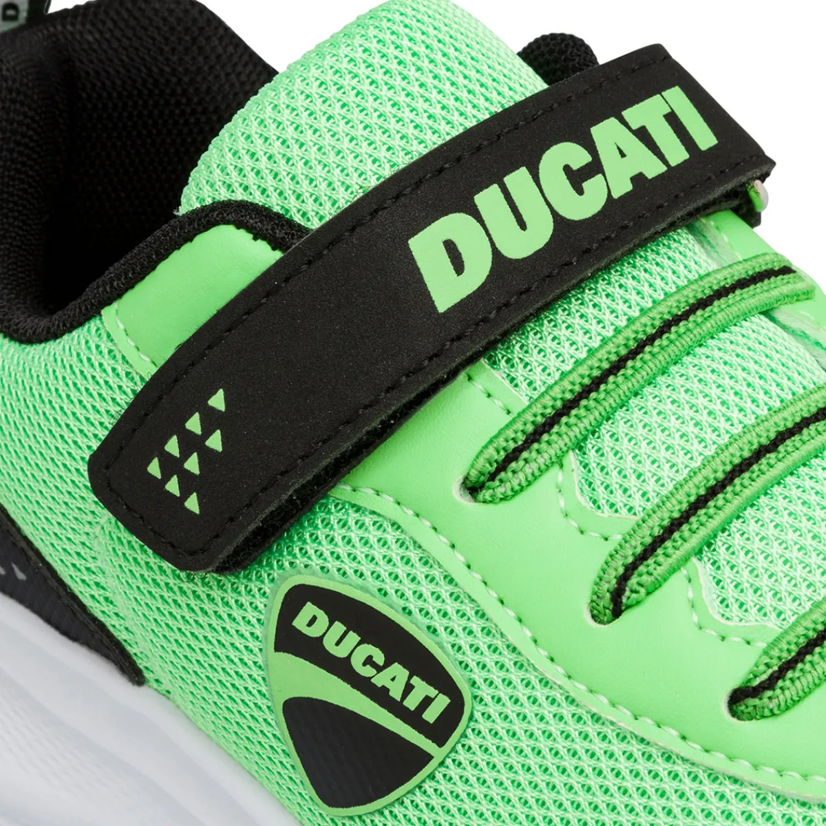 Online Sneakers verdi da bambino con chiusura a strappo e logo Bambino Sneakers Sportive Bambino|Scarpe Con Strappo Bambino