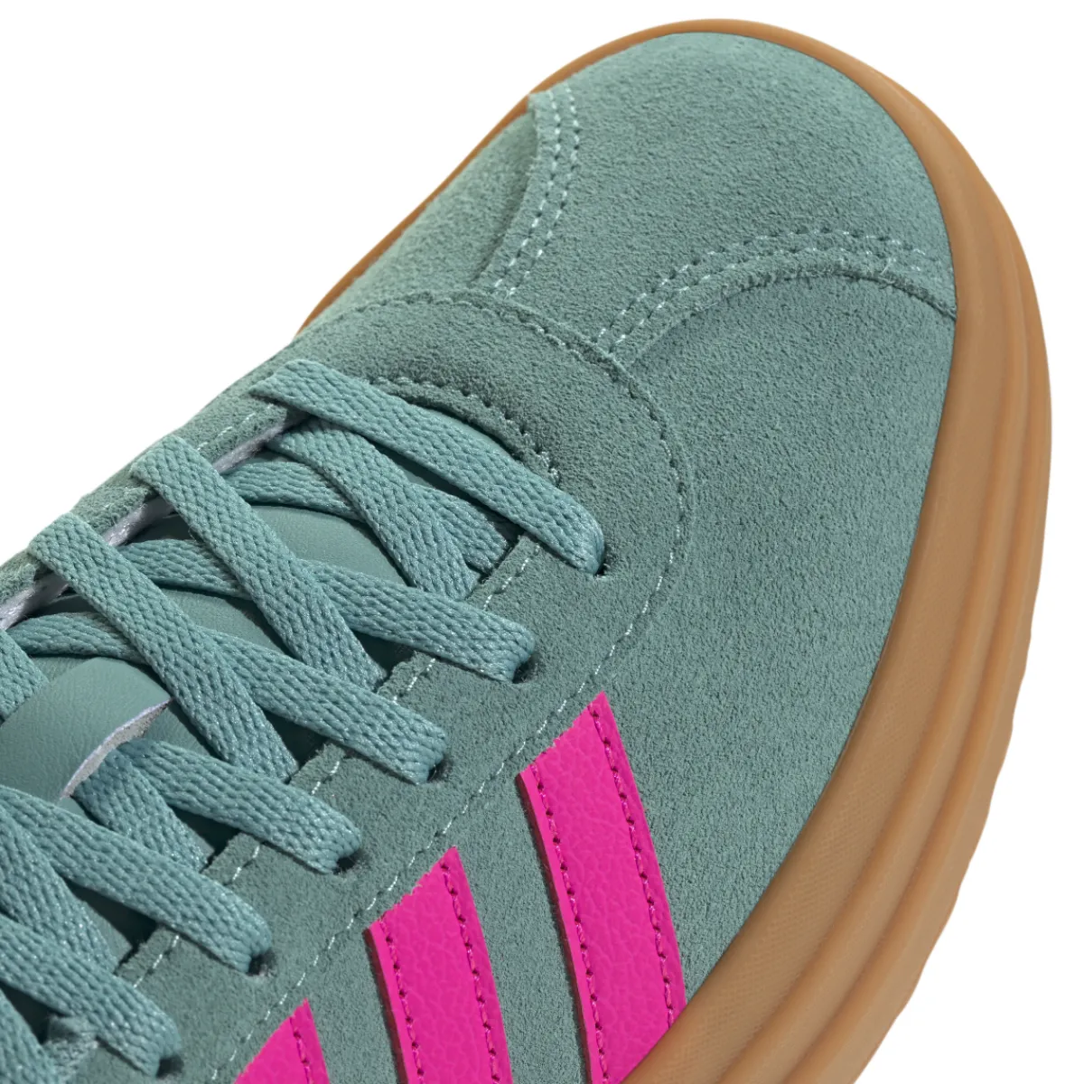 Hot Sneakers verdi da Ragazza VL Court Bold con dettagli rosa Donna/Bambino Sneakers|Scarpe Sportive Da Bambino