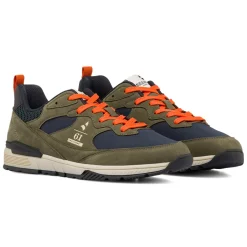 Discount Sneakers Verdi da Uomo con dettagli in contrasto Uomo Sneakers Uomo