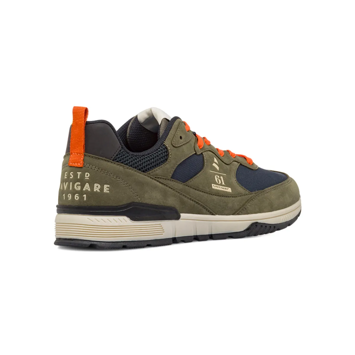 Discount Sneakers Verdi da Uomo con dettagli in contrasto Uomo Sneakers Uomo