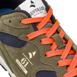 Discount Sneakers Verdi da Uomo con dettagli in contrasto Uomo Sneakers Uomo