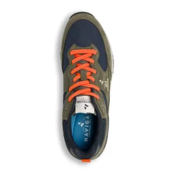 Discount Sneakers Verdi da Uomo con dettagli in contrasto Uomo Sneakers Uomo