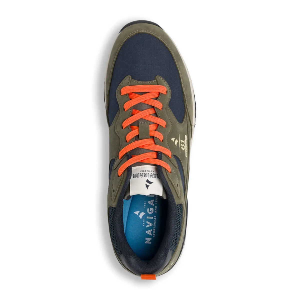 Discount Sneakers Verdi da Uomo con dettagli in contrasto Uomo Sneakers Uomo
