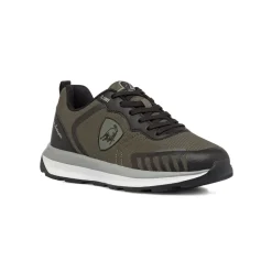Online Sneakers verdi da Uomo con logo laterale Uomo Sneakers Retro Running|Sneakers Sport Uomo