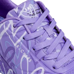 Discount Sneakers viola da Donna Uno con cuori e soletta memory foam Donna Scarpe Per Camminare|Sneakers Sport