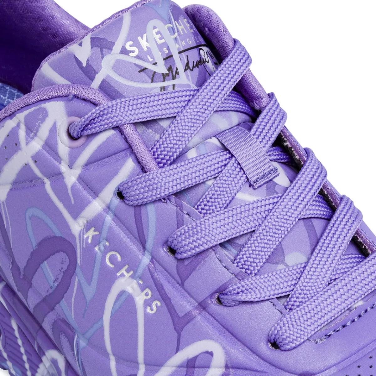 Discount Sneakers viola da Donna Uno con cuori e soletta memory foam Donna Scarpe Per Camminare|Sneakers Sport