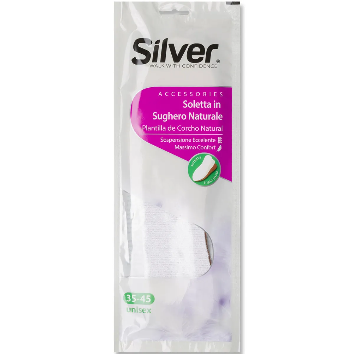 Outlet Solette triplo strato in sughero naturale Donna Solette E Lacci|Solette E Lacci