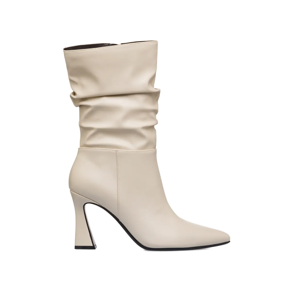 Outlet Stivaletti bianchi da Donna con tacco 9 cm Donna Stivali Donna|Stivaletti Donna