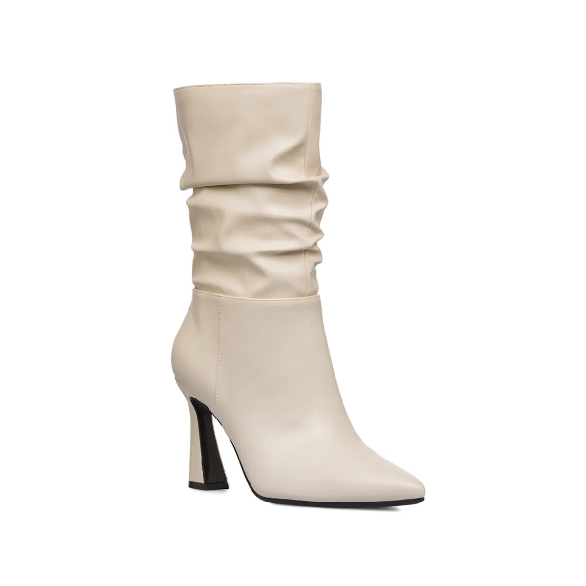 Outlet Stivaletti bianchi da Donna con tacco 9 cm Donna Stivali Donna|Stivaletti Donna