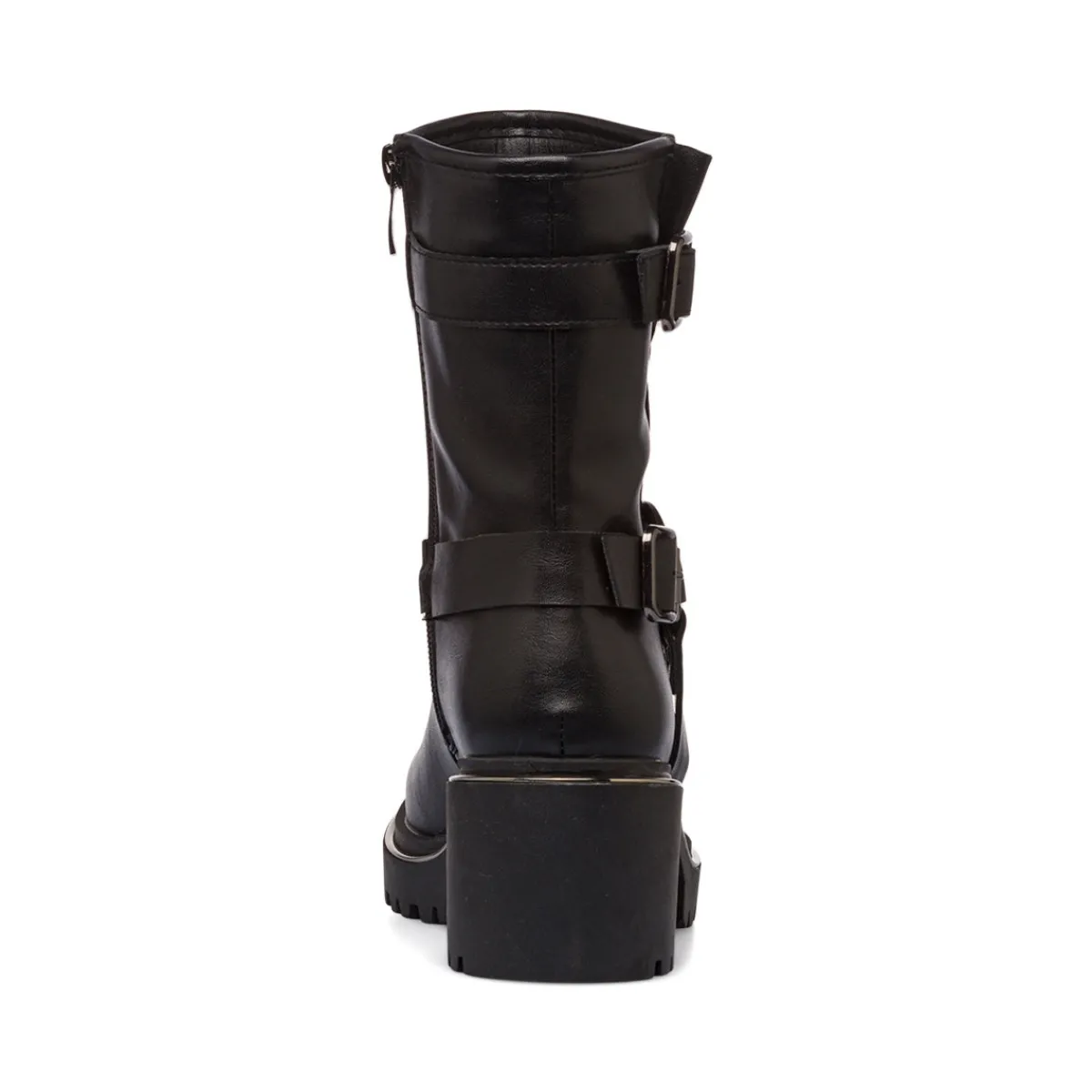 Clearance Stivaletti biker con tacco 6 cm neri da donna Donna Stivaletti Biker|Stivaletti Donna