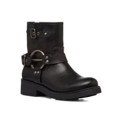 Hot Stivaletti biker da donna neri Donna Stivaletti Biker|Scarponcini E Anfibi Donna