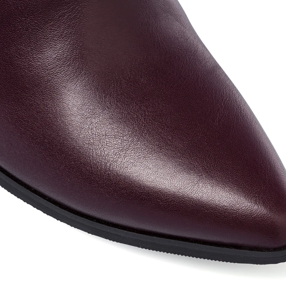 New Stivaletti bordeaux da Donna con tacco a colonna 9 cm Donna Stivaletti Donna