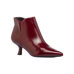 Clearance Stivaletti bordeaux da Donna con tacco a kitten 6 cm Donna Stivaletti Donna|Scarpe Eleganti