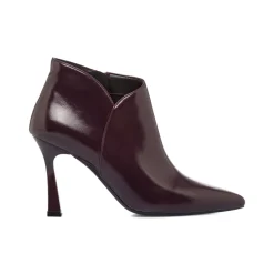 Outlet Stivaletti Bordeaux da Donna con tacco a spillo 9 cm Donna Stivaletti Donna