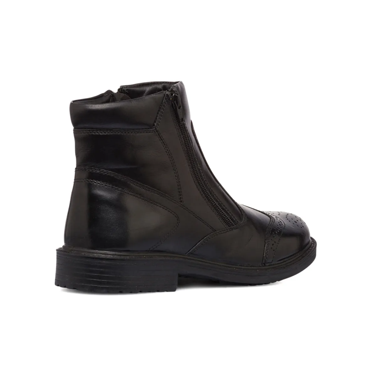 Stivaletti brogue comfort nero da uomo in pelle Uomo Scarpe Comfort Uomo|Polacchine Uomo