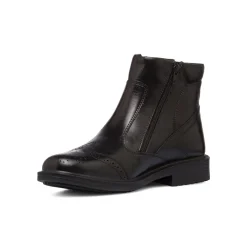 Stivaletti brogue comfort nero da uomo in pelle Uomo Scarpe Comfort Uomo|Polacchine Uomo