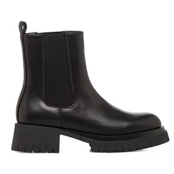 Hot Stivaletti Chelsea da donna neri con suola chunky Donna Stivaletti Donna