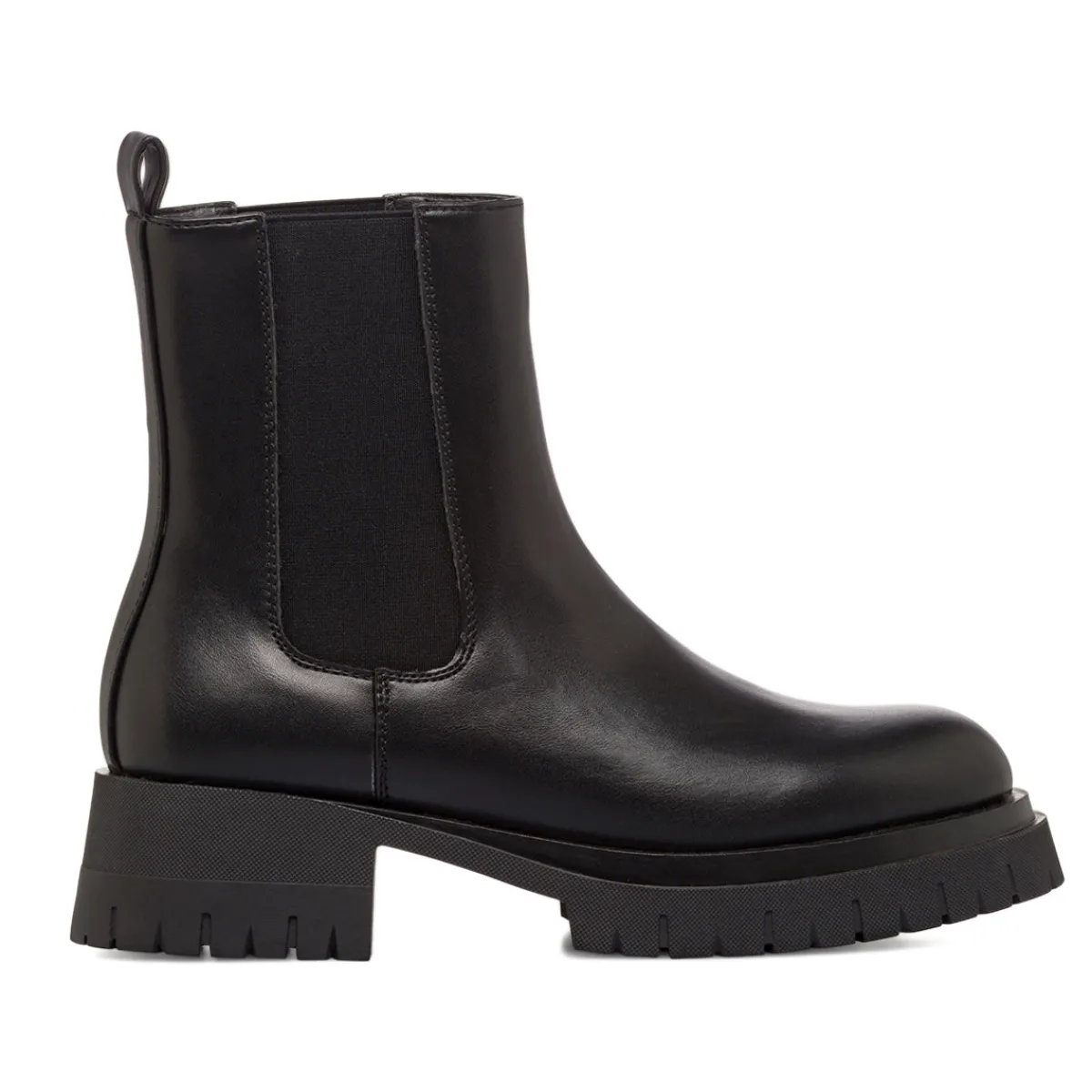 Hot Stivaletti Chelsea da donna neri con suola chunky Donna Stivaletti Donna