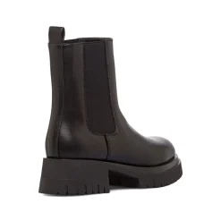 Hot Stivaletti Chelsea da donna neri con suola chunky Donna Stivaletti Donna