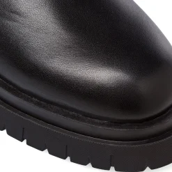 Hot Stivaletti Chelsea da donna neri con suola chunky Donna Stivaletti Donna