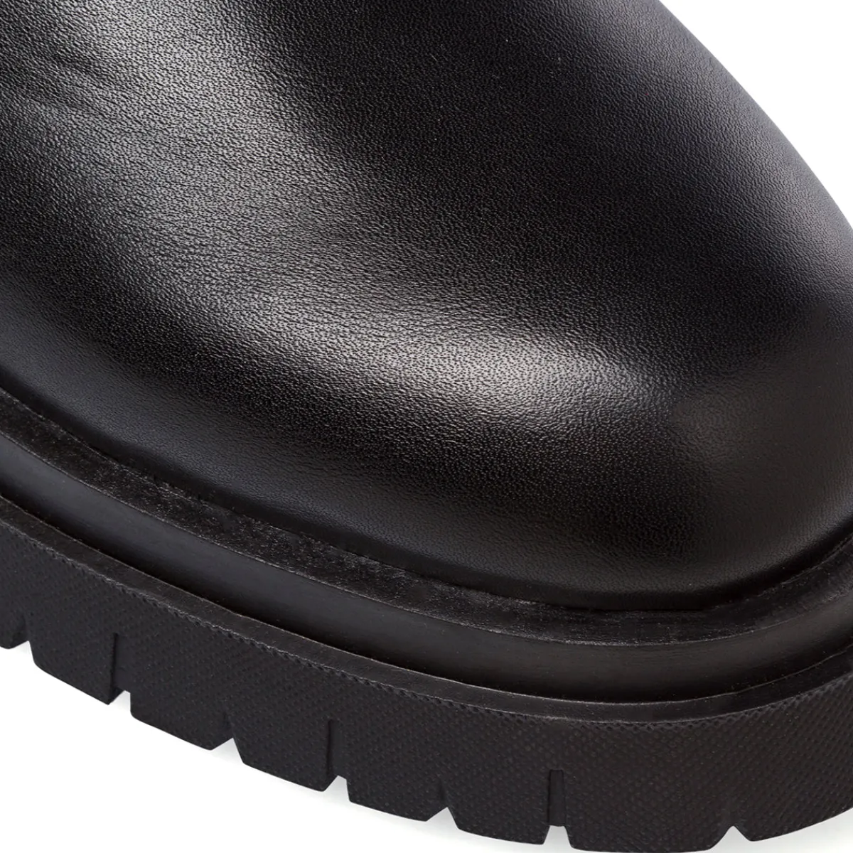 Hot Stivaletti Chelsea da donna neri con suola chunky Donna Stivaletti Donna