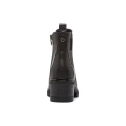 New Stivaletti Chelsea da donna neri in pelle e suola chunky Donna Stivaletti Donna