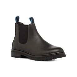 Hot Stivaletti Chelsea da uomo marroni con linguette blu Uomo Look Marrone Uomo 👞|Polacchine Uomo