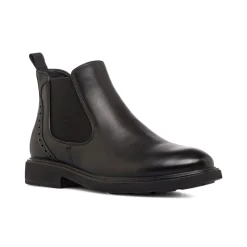 Online Stivaletti Chelsea da Uomo Neri con Zip e Fascia Elastico Uomo Polacchine Uomo|Stivaletti Uomo