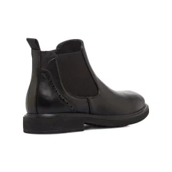 Online Stivaletti Chelsea da Uomo Neri con Zip e Fascia Elastico Uomo Polacchine Uomo|Stivaletti Uomo