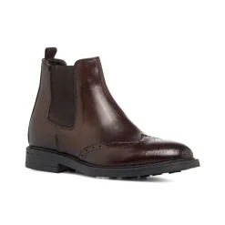 Discount Stivaletti Chelsea Marroni da Uomo in Pelle Uomo Scarpe Eleganti Uomo|Scarpe Cerimonia Uomo