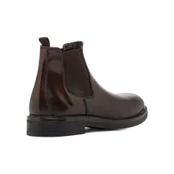 Stivaletti Chelsea marroni da Uomo in pelle Uomo Polacchine Uomo|Stivaletti Uomo