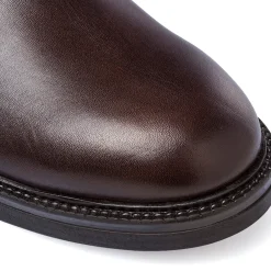 Stivaletti Chelsea marroni da Uomo in pelle Uomo Polacchine Uomo|Stivaletti Uomo