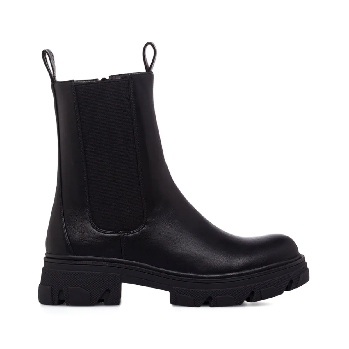 New Stivaletti chelsea neri da Donna con suola alta Donna Stivaletti Donna