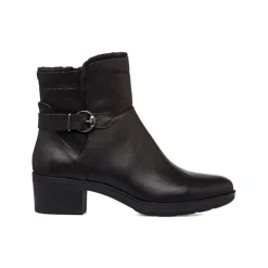 New Stivaletti comfort da donna neri con tacco 5 cm Donna Scarpe Comfort|Stivaletti Donna