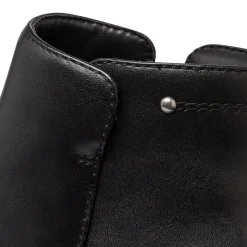 Stivaletti comfort da donna neri con tacco 5 cm Donna Scarpe Comfort|Stivaletti Donna